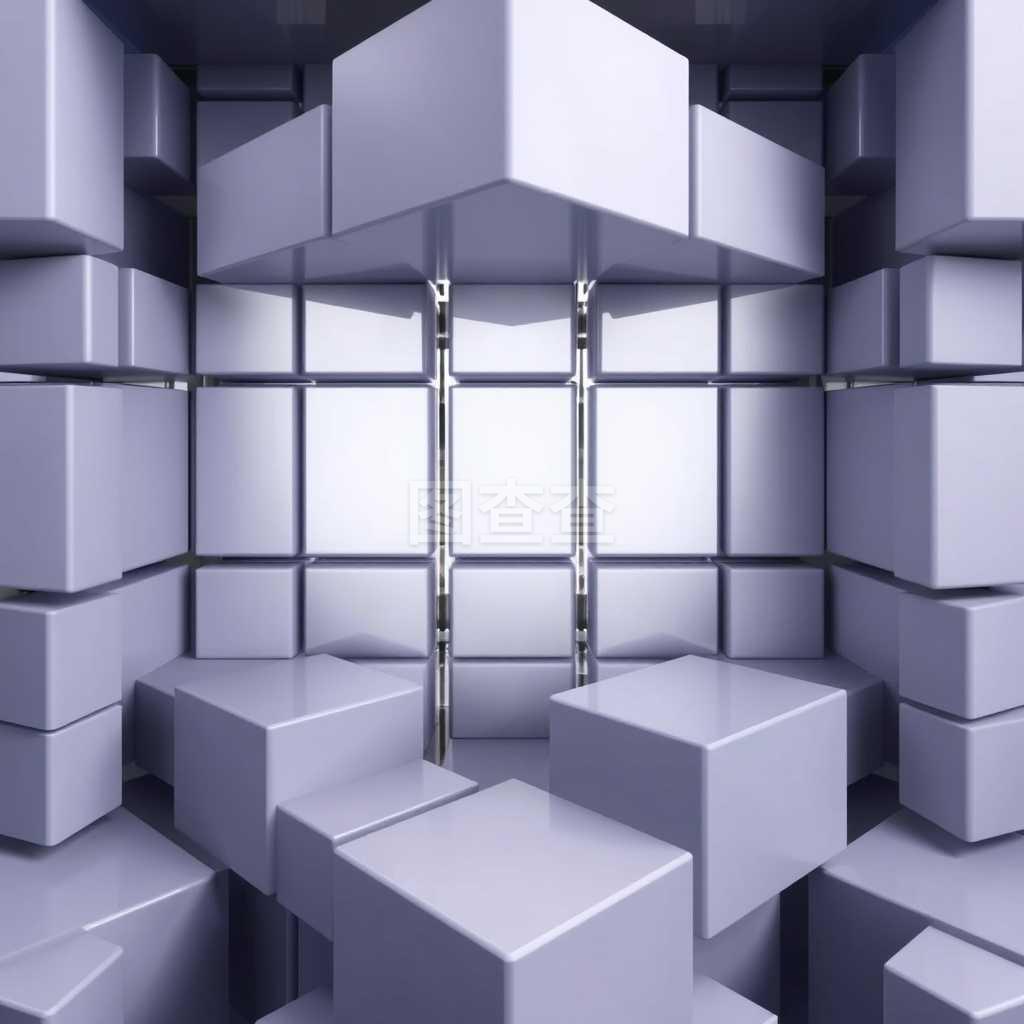 3d立方体背景